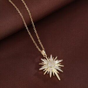 14K Gold Womens 2ct Diamond Pendant Necklace Ladies New 14 Karat Silver Jewelry